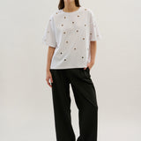 Renee Circle T-Shirt - Bright White