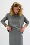 Emma Knit Pullover - Grey