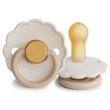 FRIGG Daisy Pacifiers 2-Pack- Chamomile/ Crossaint