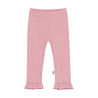 Frill Leggings - Vintage Pink