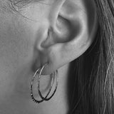 Alma Hoops- Silver