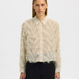 Myline Fluffy Shirt- Yellow