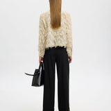 Myline Fluffy Shirt- Yellow