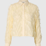 Myline Fluffy Shirt- Yellow