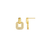 Interlocking Square Earrings