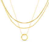 Mini Open Circle Necklace