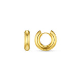 Luxe Chubby Hoops - Gold
