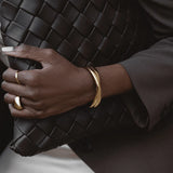 Polished Cross Bangle