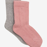 Minymo - Knee Socks Pointelle (2-Pack)
