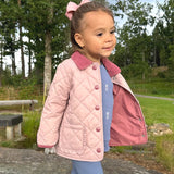 Leah Quilted Jacket - Light Mauve