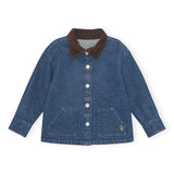 Denim Overshirt- Washed Blue
