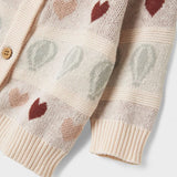Lamai Knit Cardigan - Pastel Parchment