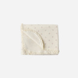 Waffle Baby Blanket - Mauve Ditsy