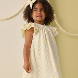 Lucia Dress - Citron Stripe