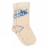 Good Vibes Socks - Ecru