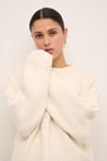 Karina O Neck Pullover - Cream