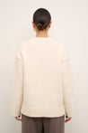 Karina O Neck Pullover - Cream