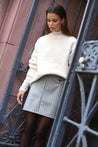 Karina O Neck Pullover - Cream