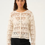 Vegalisa Cardigan- Cream