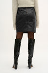The Leather Skirt - Black
