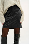 The Leather Skirt - Black