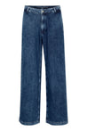 Malo Wide Leg Jeans - Medium Blue