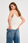 Estelle Lace Strap Top - White
