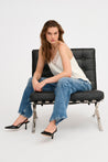 Estelle Lace Strap Top - White
