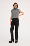 Henna High Straight Jeans - Dark Grey