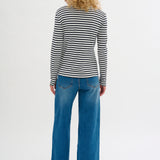 Dana Long Sleeve Top - Navy