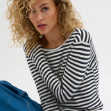 Dana Long Sleeve Top - Navy