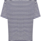 Lisa Striped T-shirt- Navy