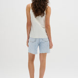 Lucy High Shorts- Medium Blue
