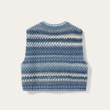 Gio Knit Vest - Sky Blue Mix