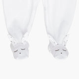 Bunny Simplicity Footie - White
