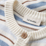 Hito Knit Cardigan - Dusty Blue