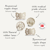 Baby’s First Pacifier 4-Pack - Cream
