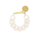 Flat Chain Bracelet -Off-White
