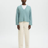 Cille V Neck - Blue Glow