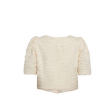 Rachel Cropped Tie Shirt
