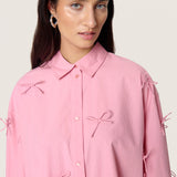 Joa Bow Shirt- Pink