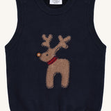 Perry Deer Knit Vest