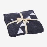 Hooded Baby Towel - Navy