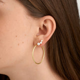 Ellie Large Hoop - Gold