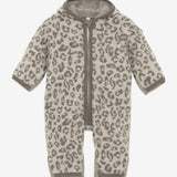 Wool Pramsuit - Leopard