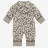 Wool Pramsuit - Leopard