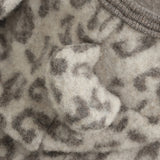Wool Pramsuit - Leopard