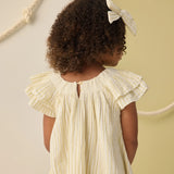 Lucia Dress - Citron Stripe