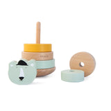 Mr Polar Bear Wooden Stacking Toy