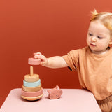 Mrs Cat Wooden Stacking Toy